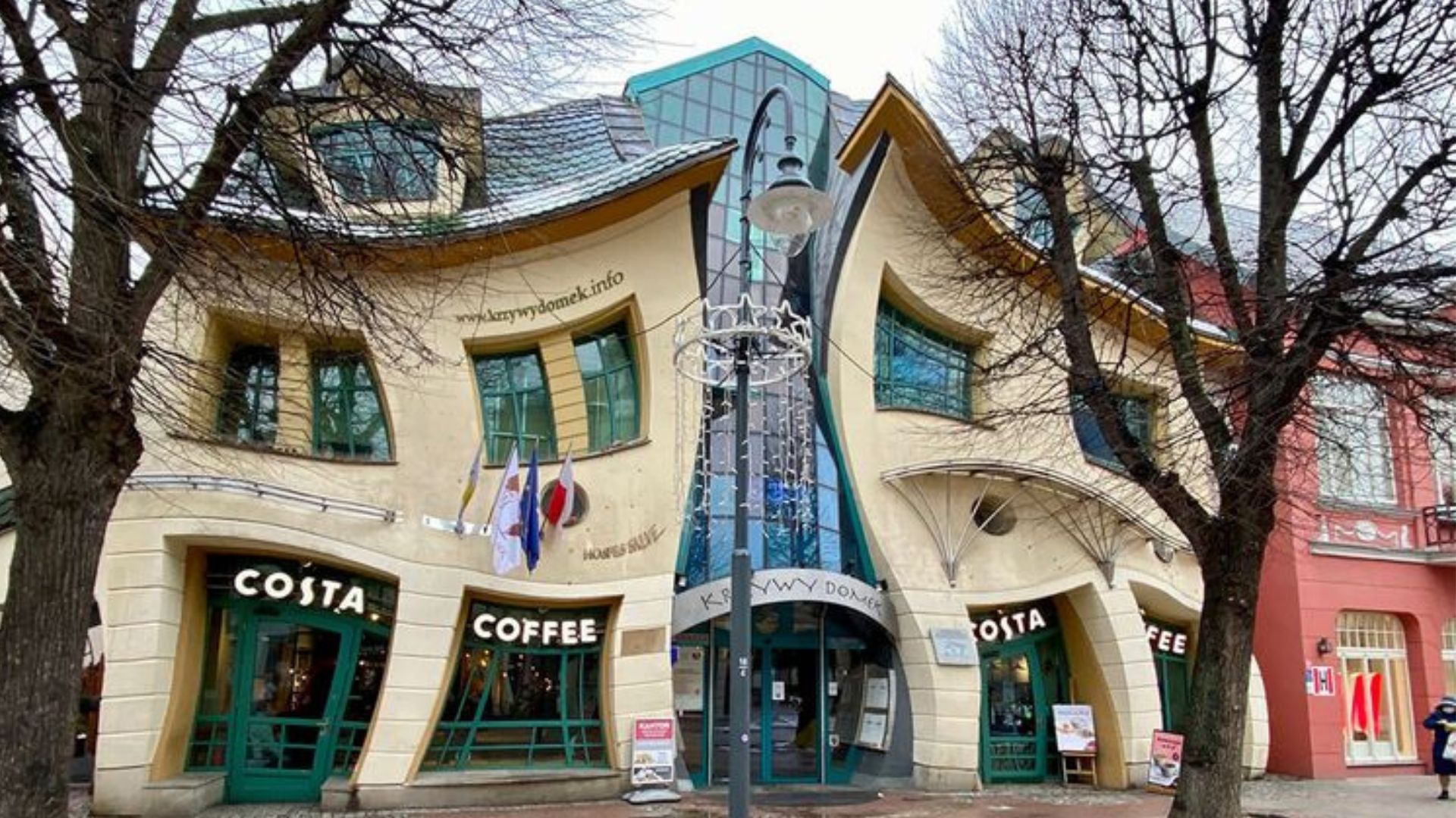 The Crooked House in Poland