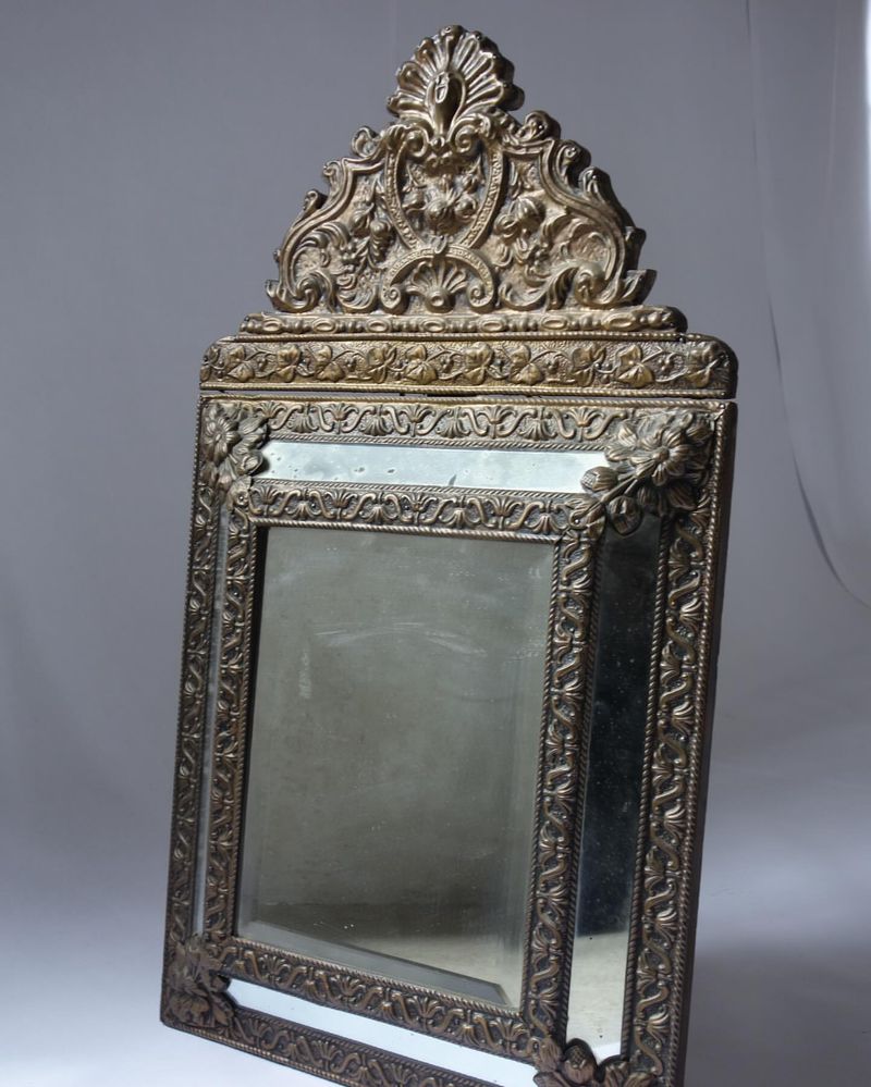 Antique Bronze Mirror