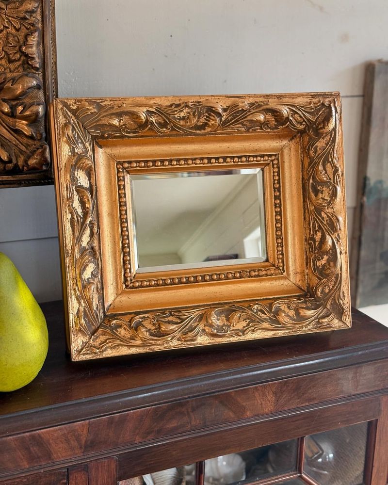 Antique Gold Framed Mirror