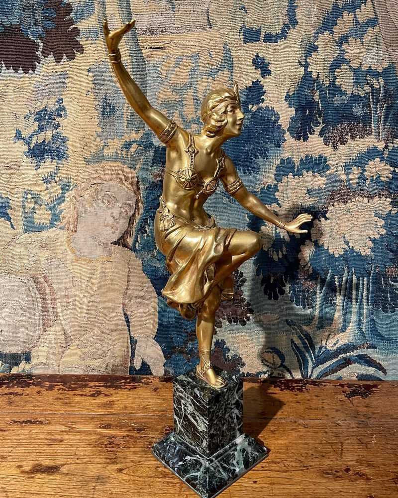 Art Nouveau Bronze Sculpture