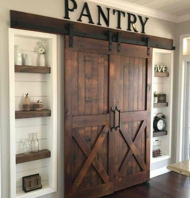 Barn Door Pantry