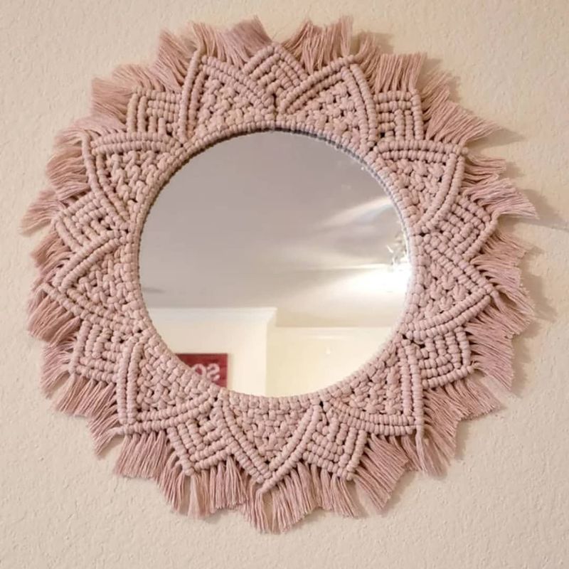 Bohemian Fringe Mirror