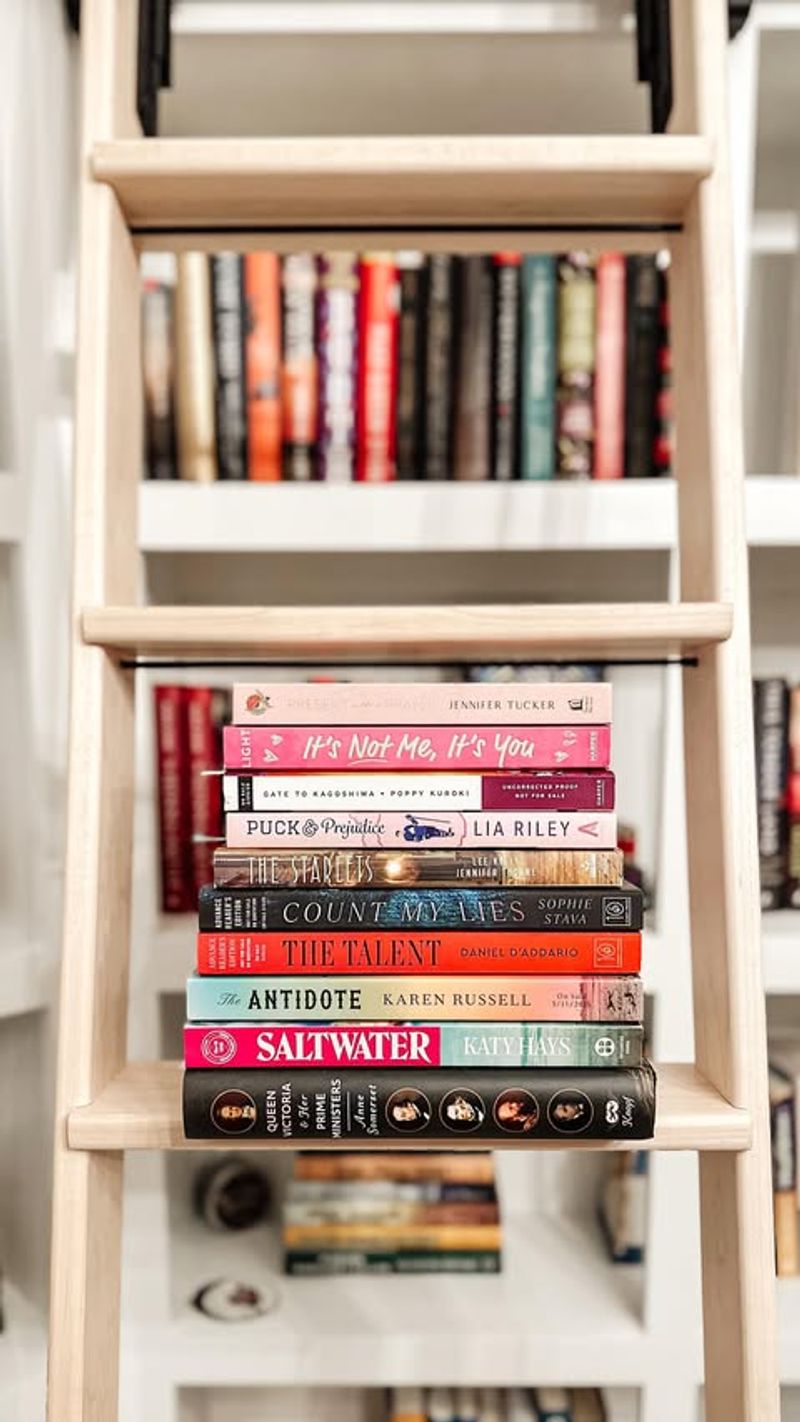 Books and Vintage Ladders