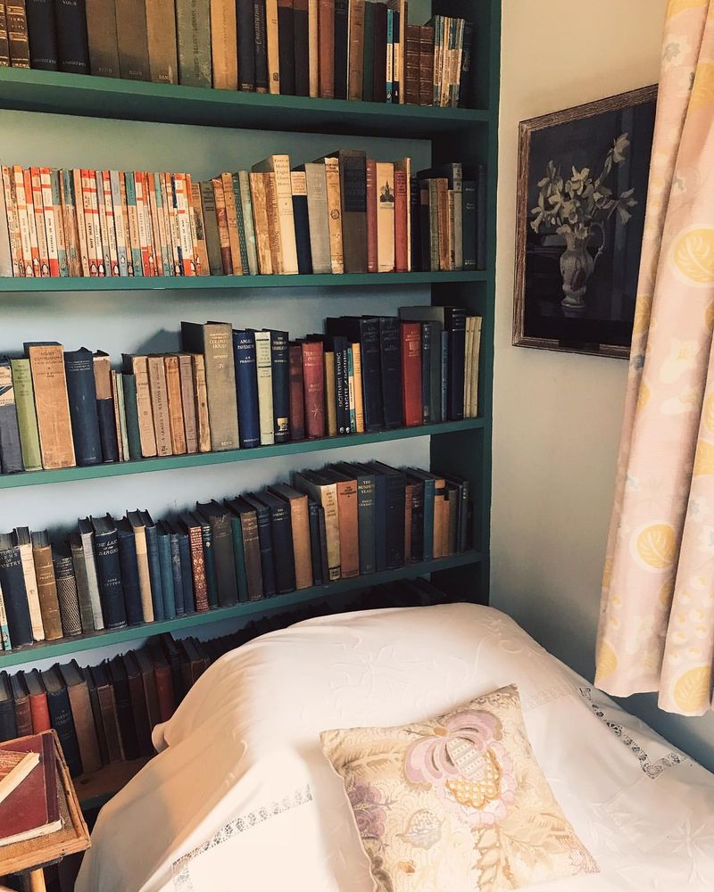 Books as Headboard Design