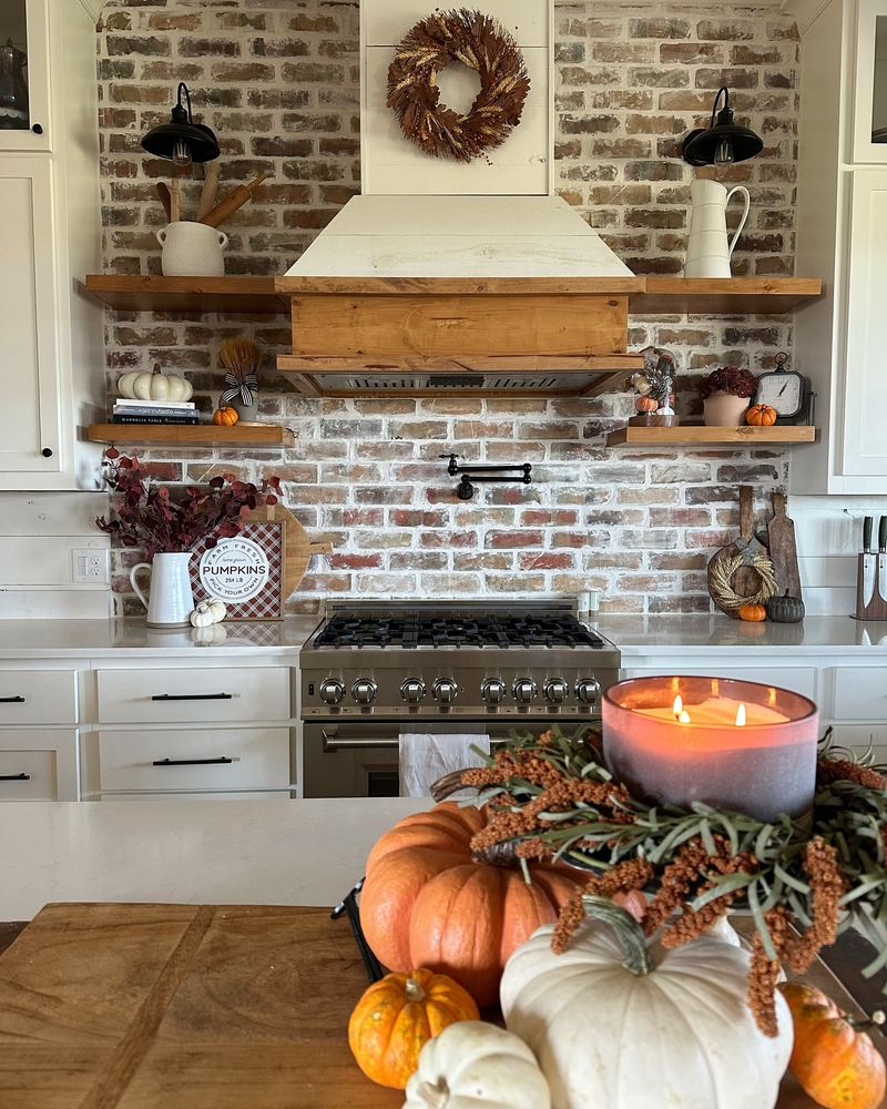 Brick Backsplash