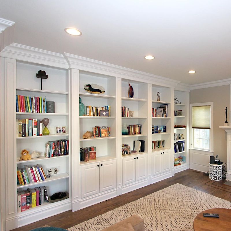 Built-In Bookshelves