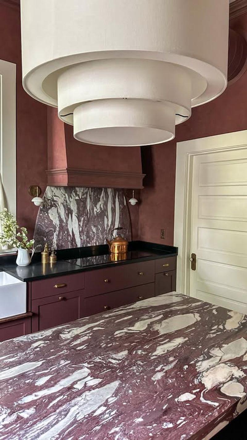 Burgundy Countertops