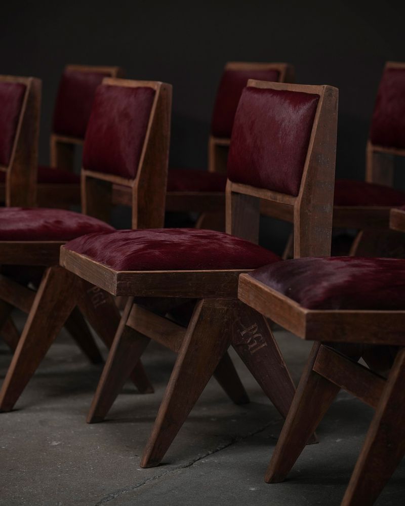 Burgundy Dining Chairs