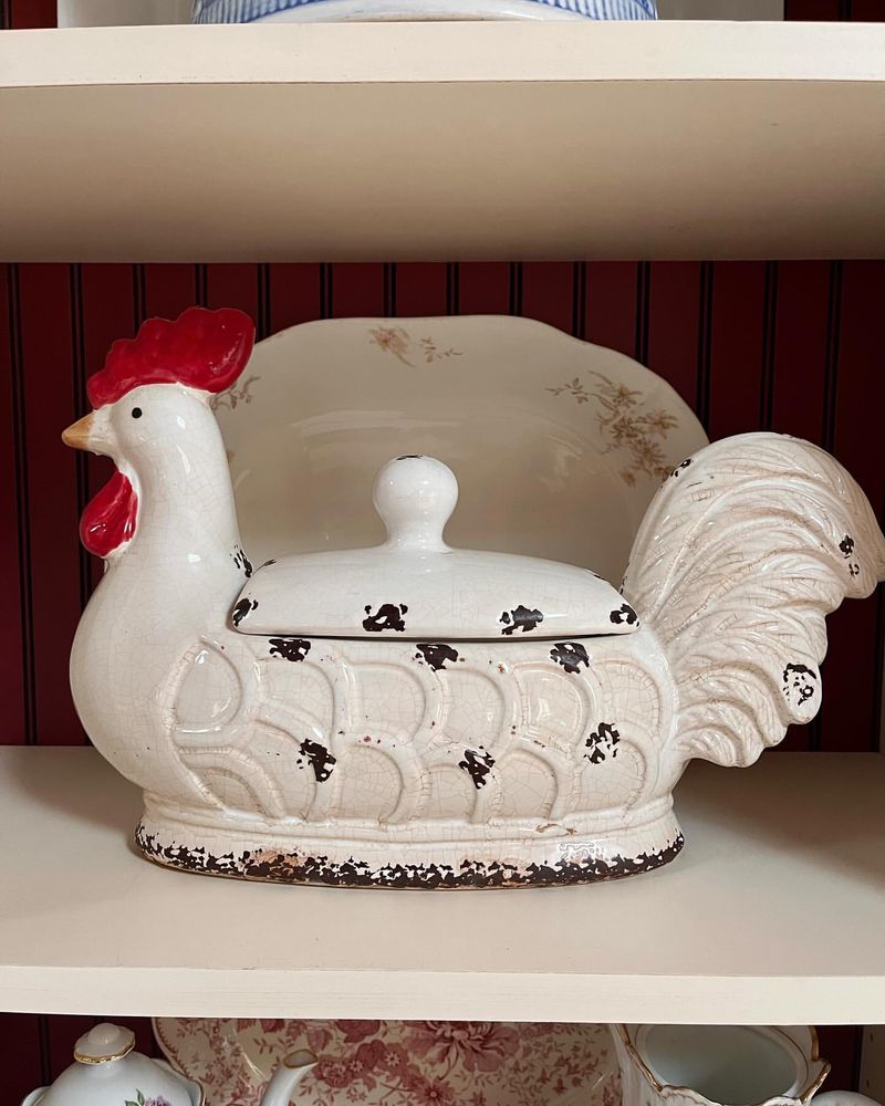 Ceramic Rooster Decor