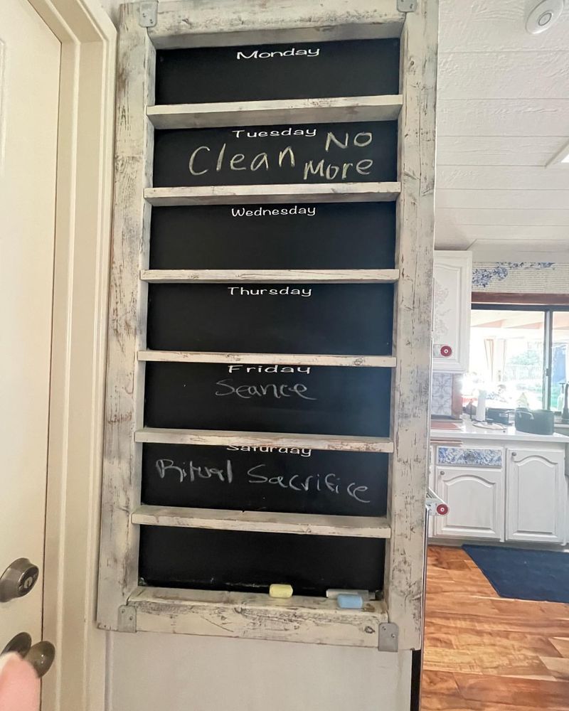 Chalkboard Door