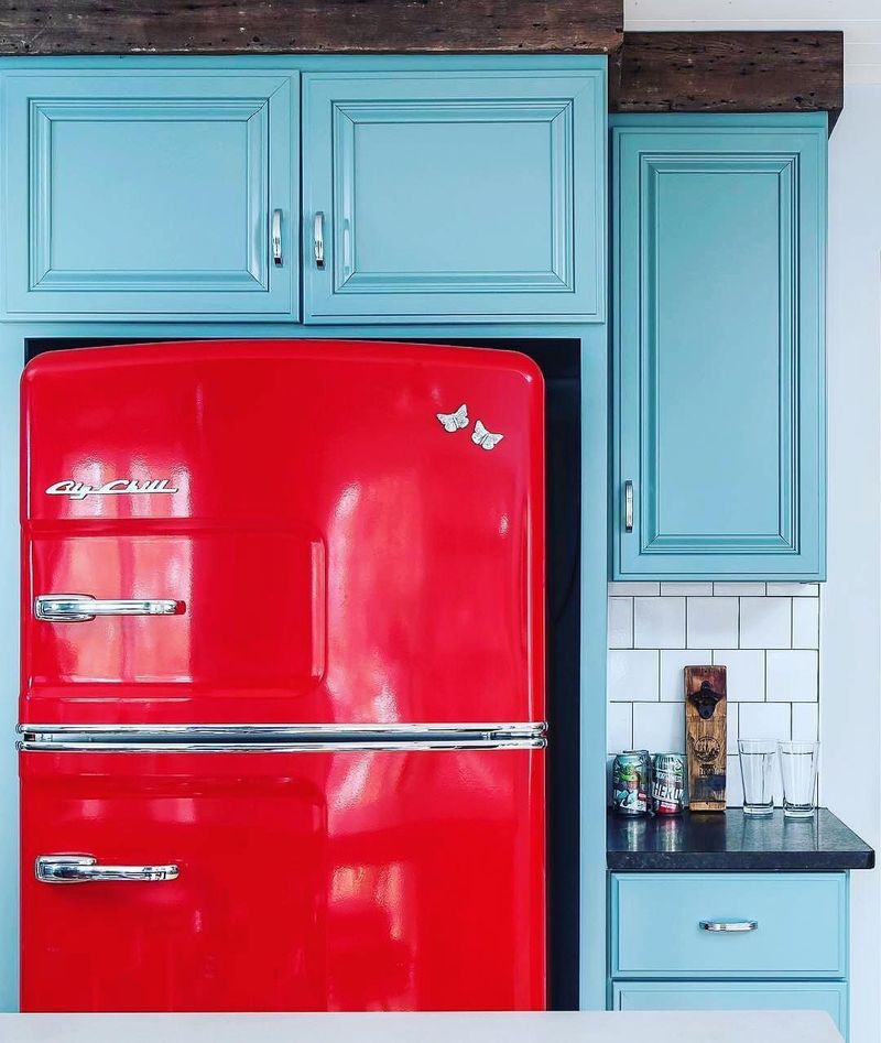 Cherry Red Fridge