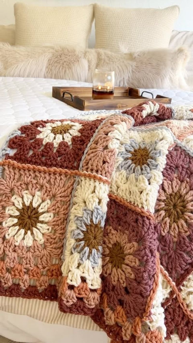 Cinnamon-Hued Throws