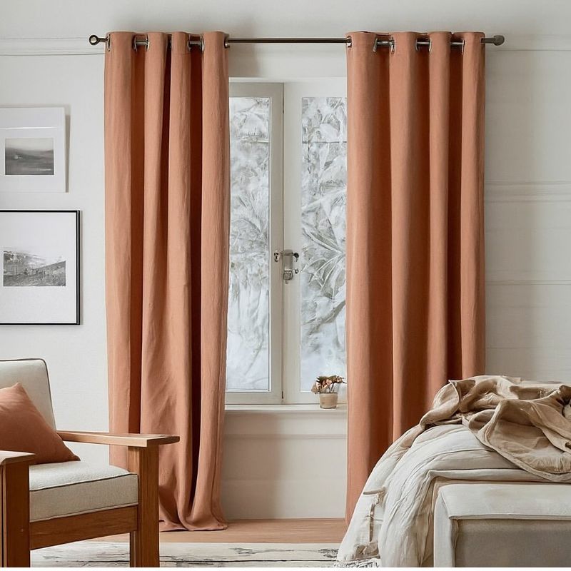 Clay-Colored Curtains