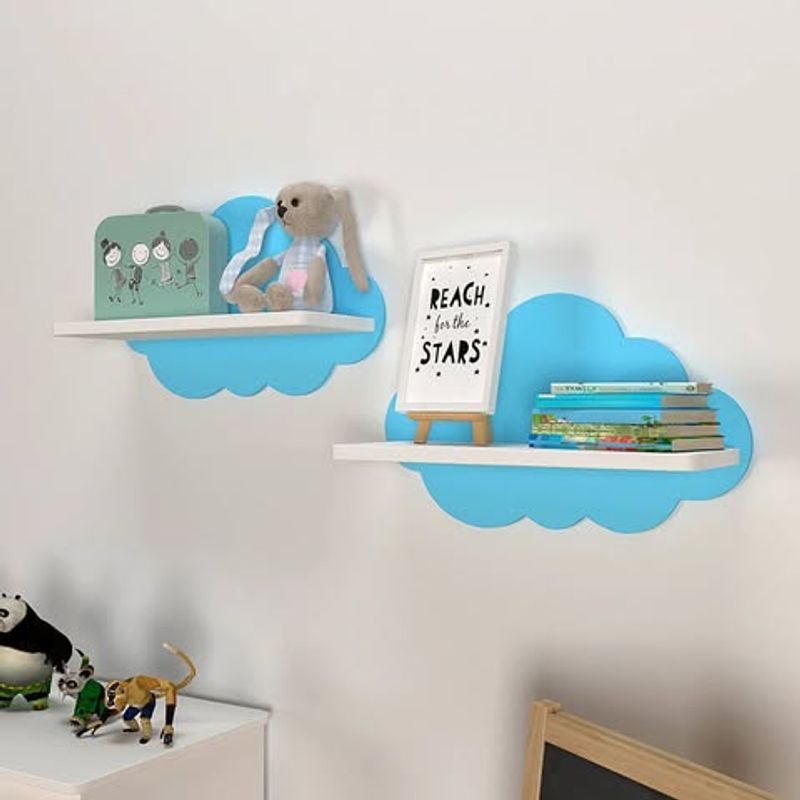 Cloud-Shaped Shelves