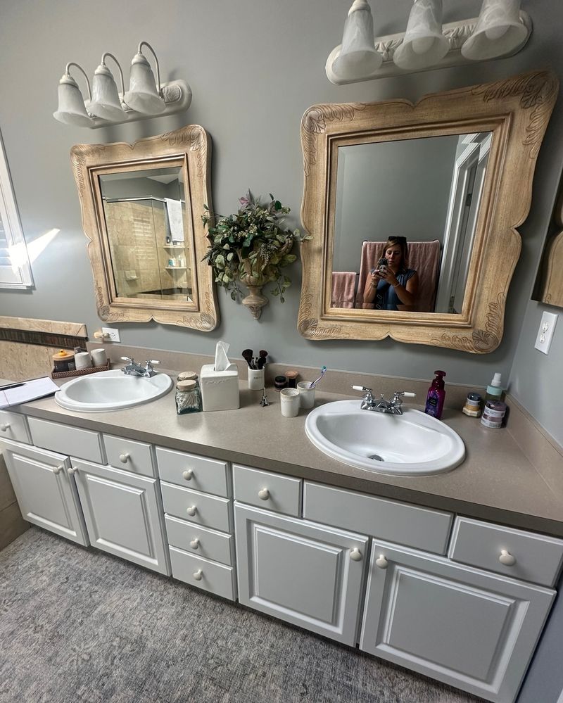 Cluttered Vanity Areas