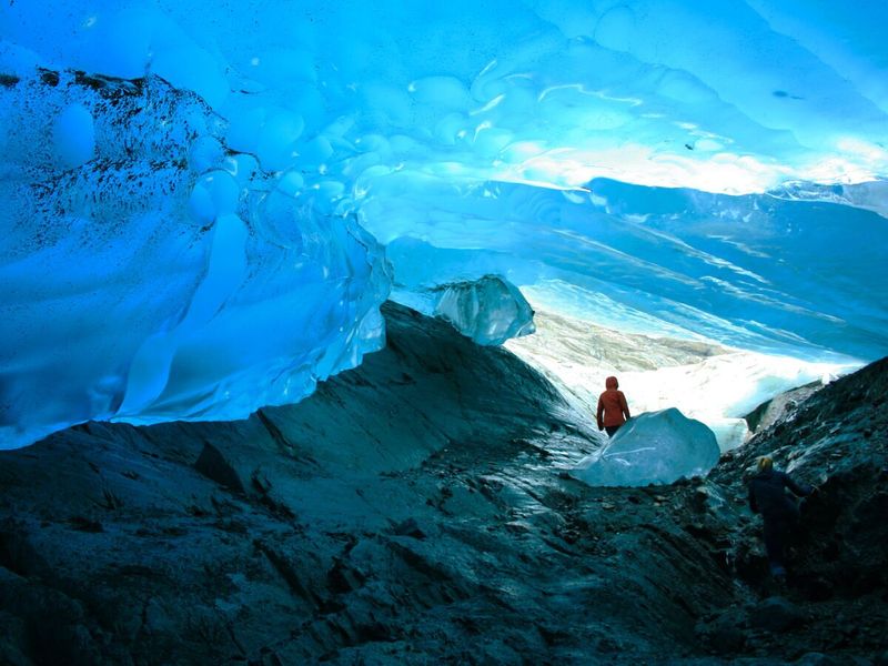 Cobalt Blue Ice Caves of Alaska