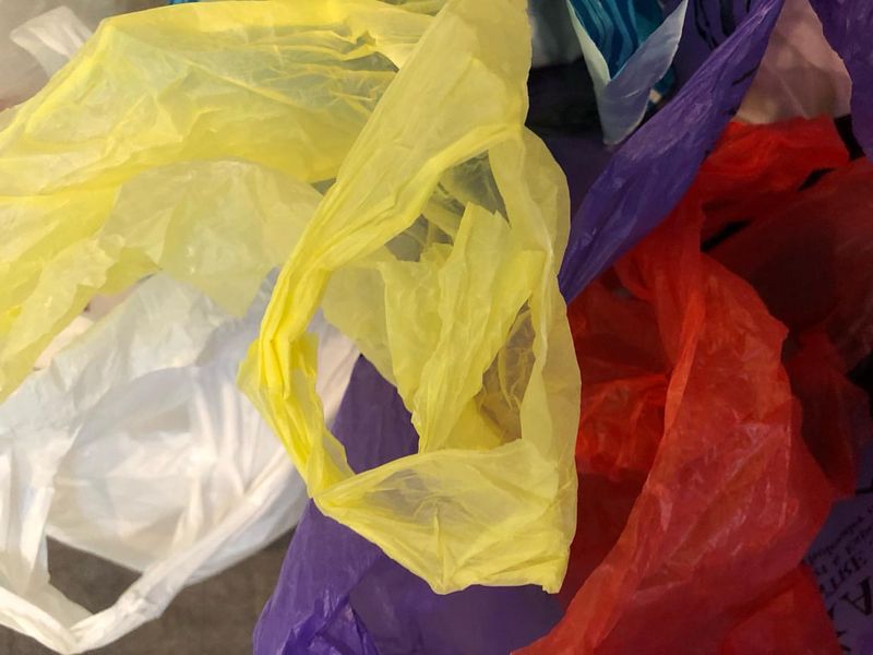 Collections of Plastic Grocery Bags