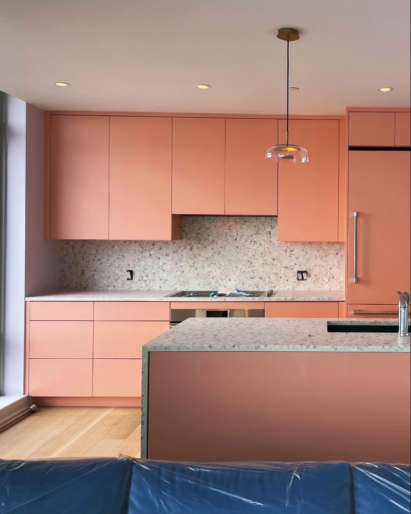 Coral Kitchen Island