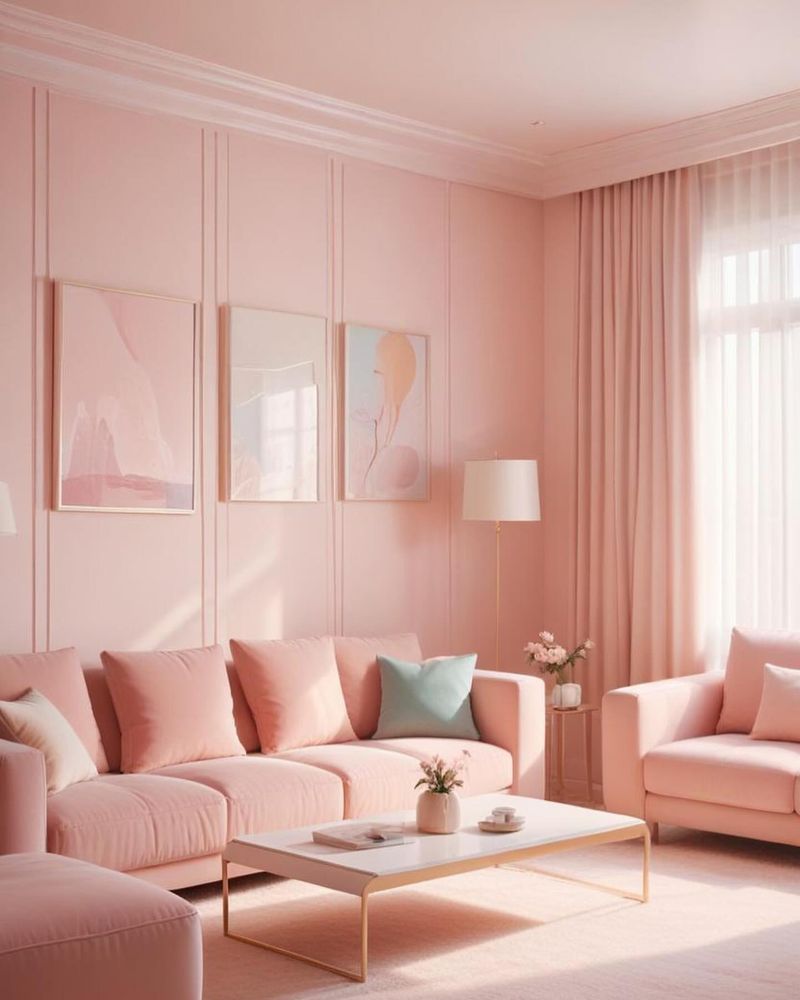 Cozy Pink Area Rug