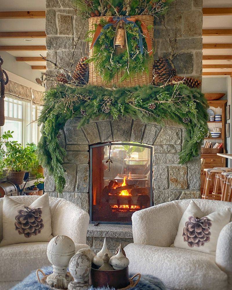 Creative Fireplace Mantel