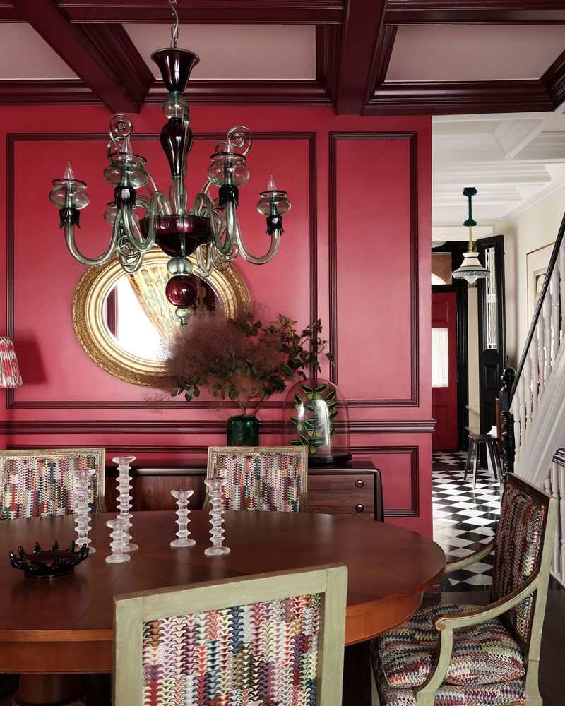 Crimson Dining Room