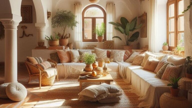 living room in neutral colors