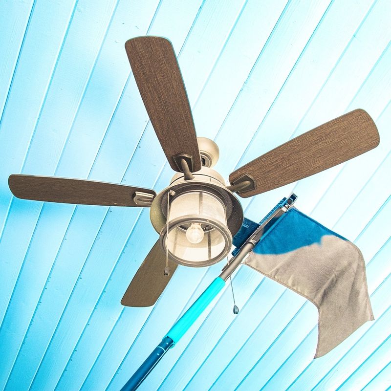 Dusting the Ceiling Fans