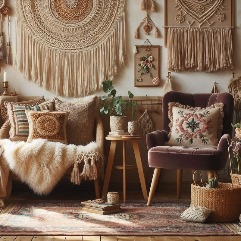 Earthy Tones and Macrame