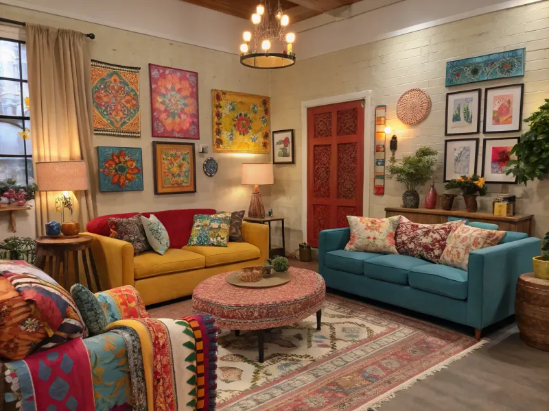 Eclectic Living Room