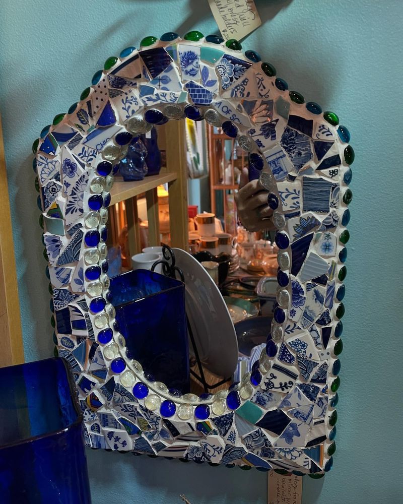 Eclectic Mosaic Mirror