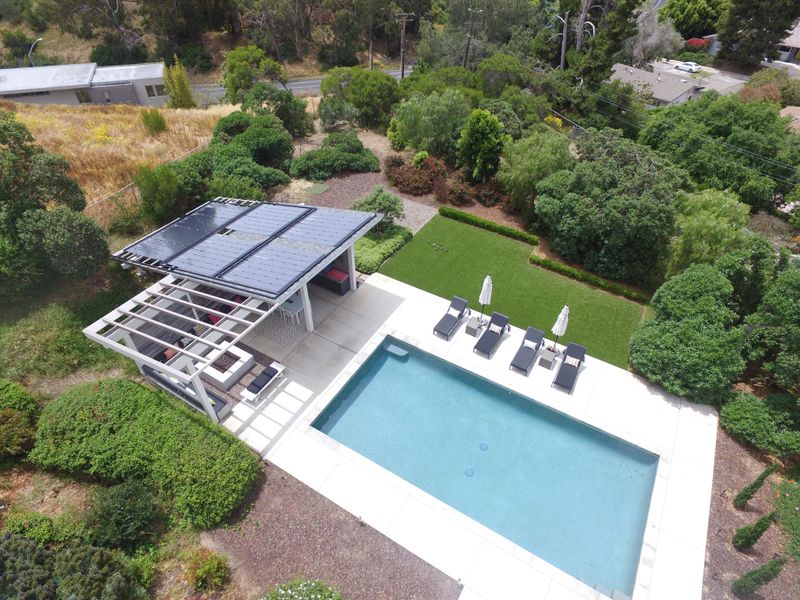 Eco-Friendly Solar Heated Pool