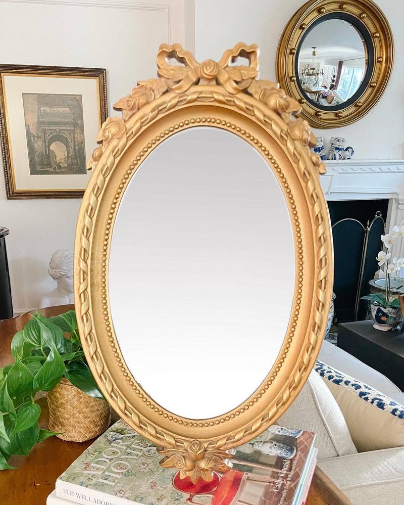 Elegant Oval Mirror