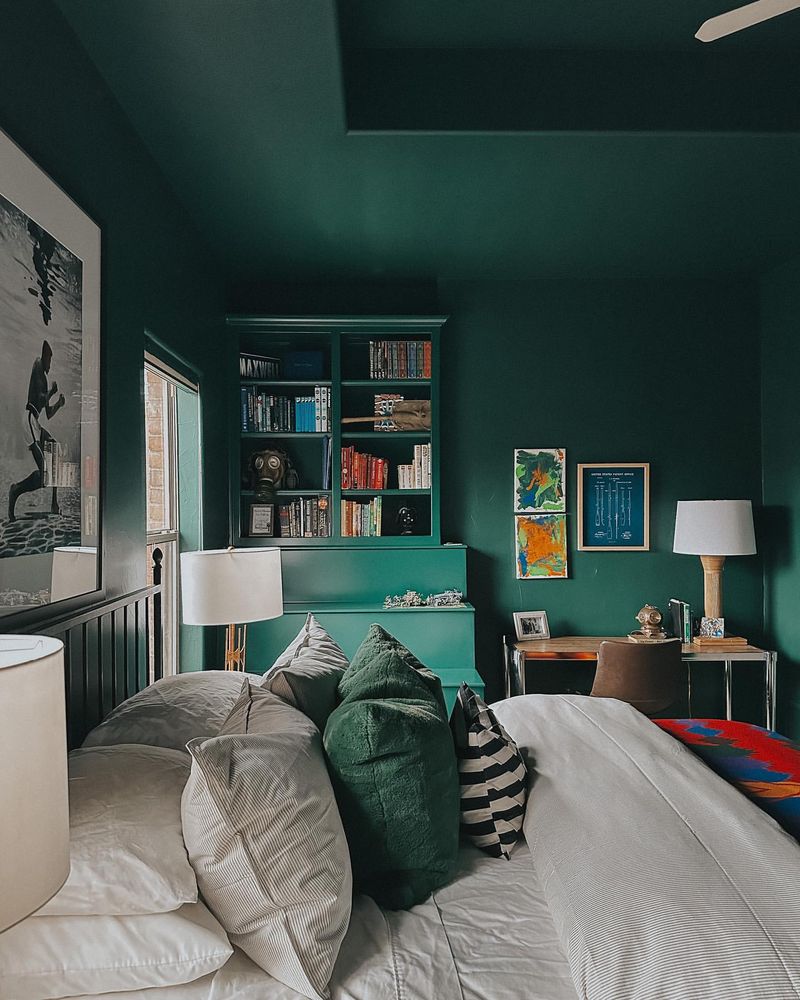 Emerald Green Bedroom