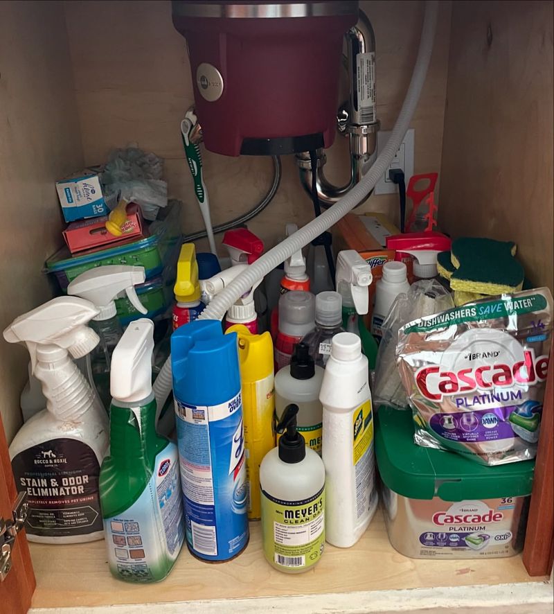 Excessive Cleaning Supplies