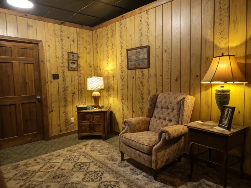 Fake Wood Paneling