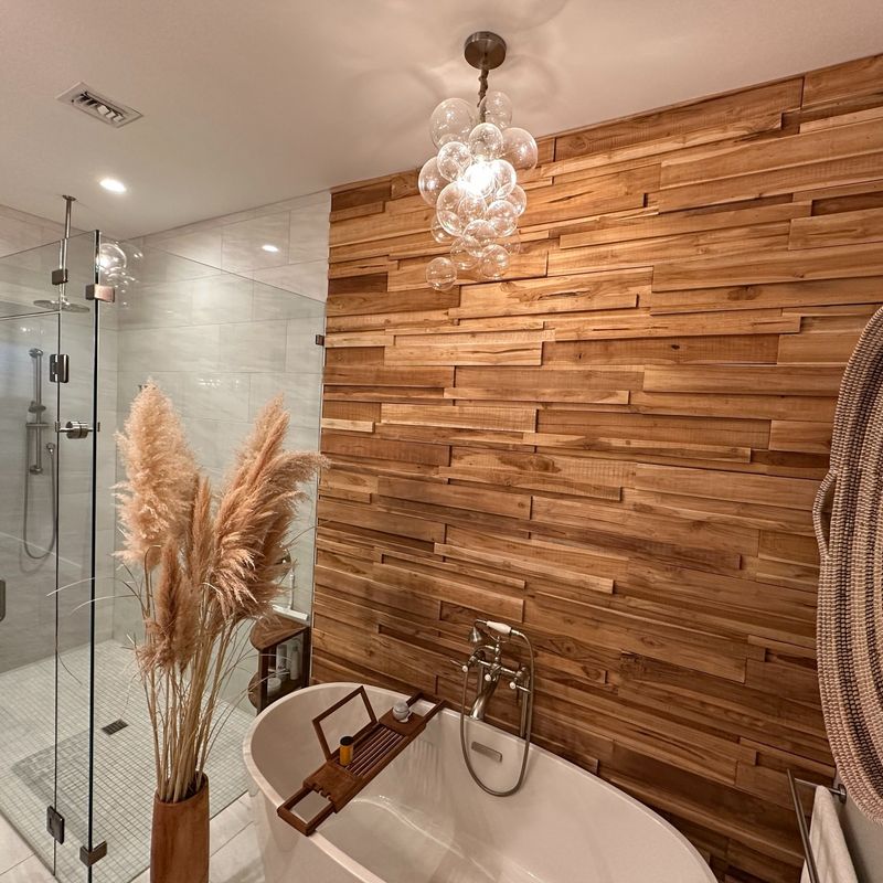 Faux Wood Paneling