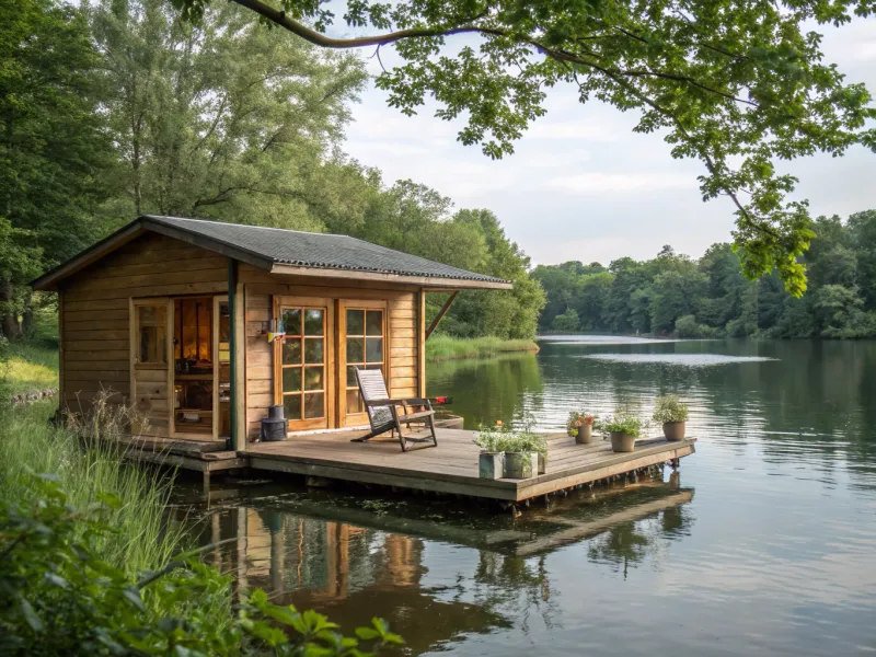 Floating Miniature Cabin