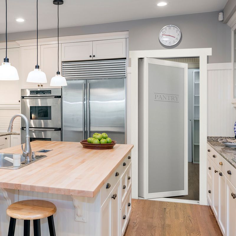 Frosted Glass Door