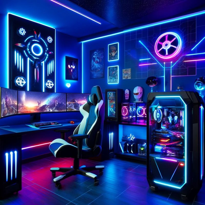 Futuristic Neon Haven