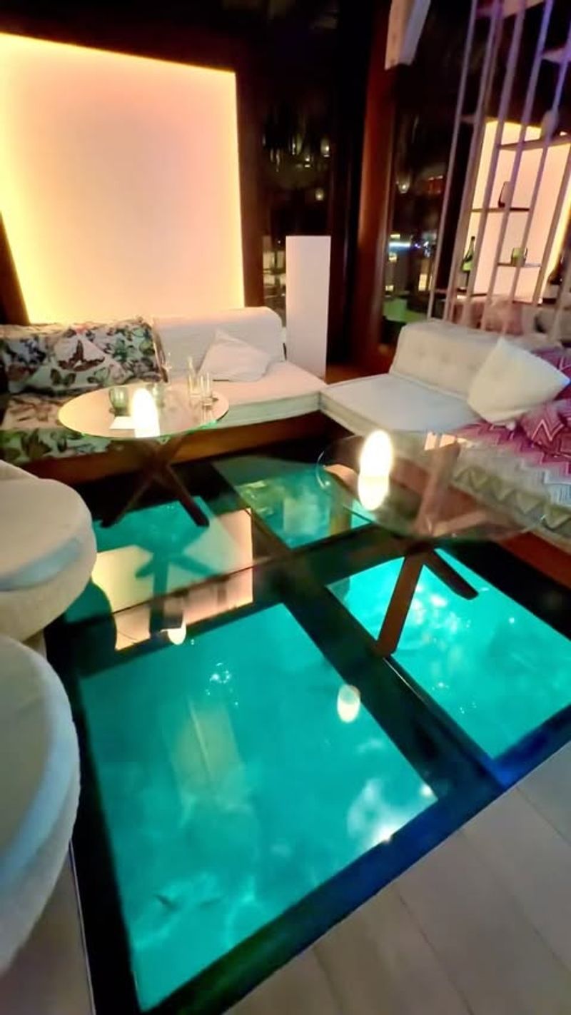 Glass Floor Over Water