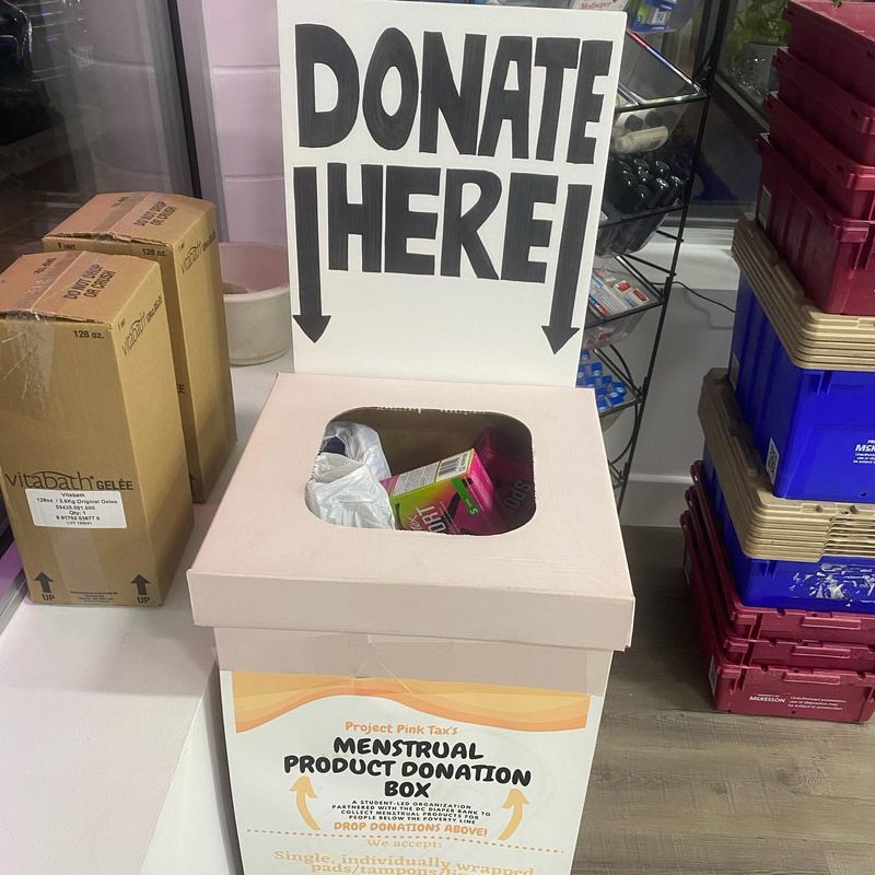 Have a Donation Box Ready