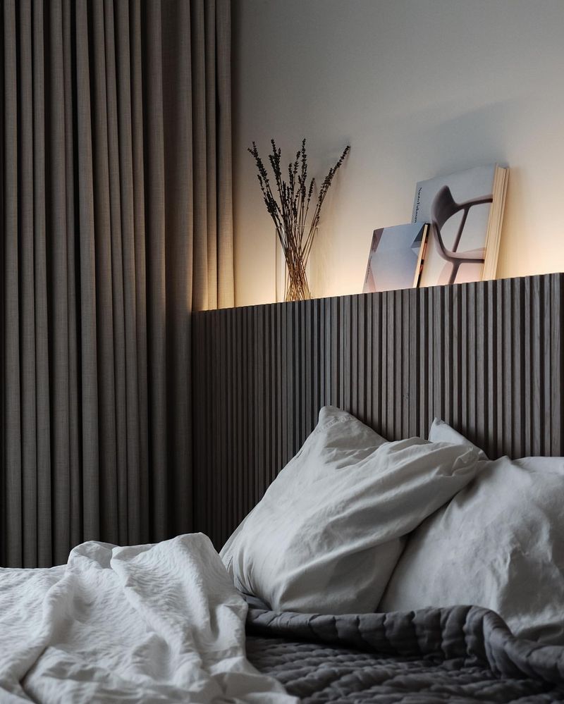 Headboard Against a Solid Wall