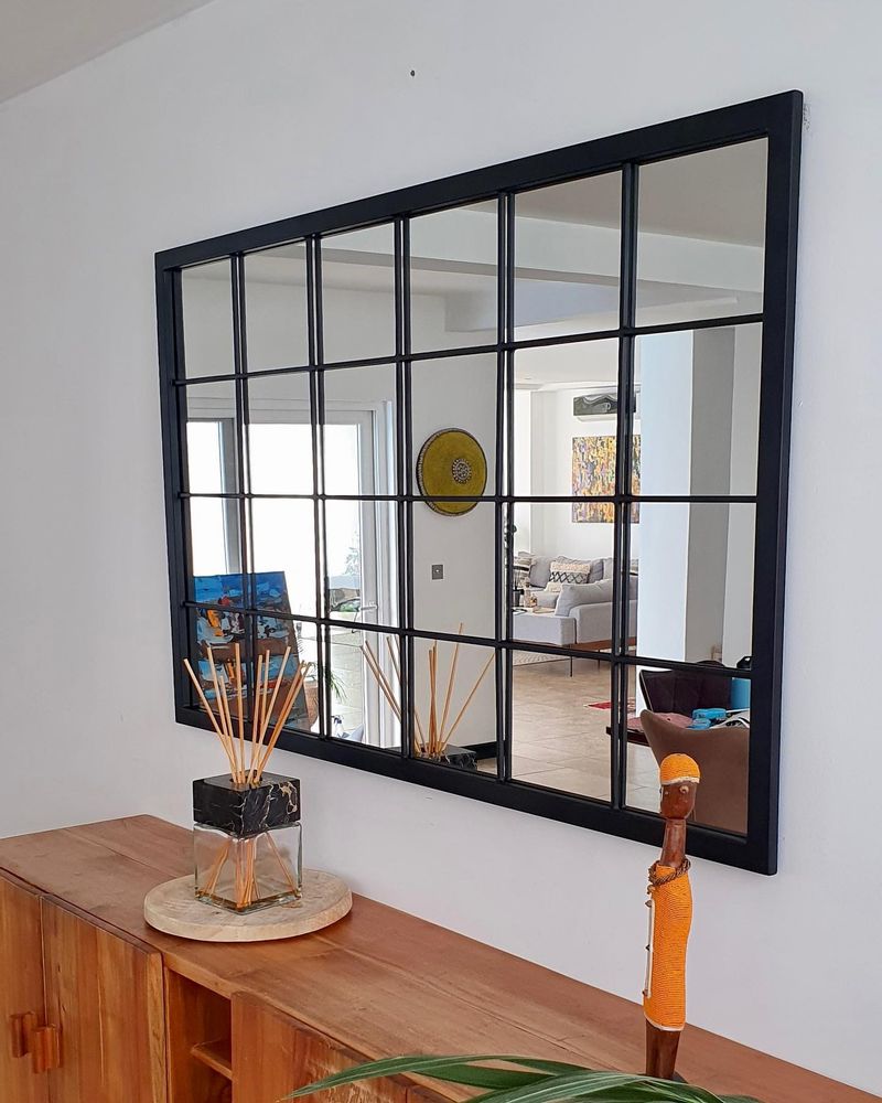 Industrial Metal Mirror