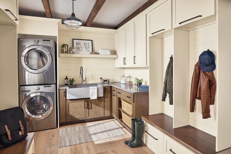 Integrated Mudroom-Laundry Combo