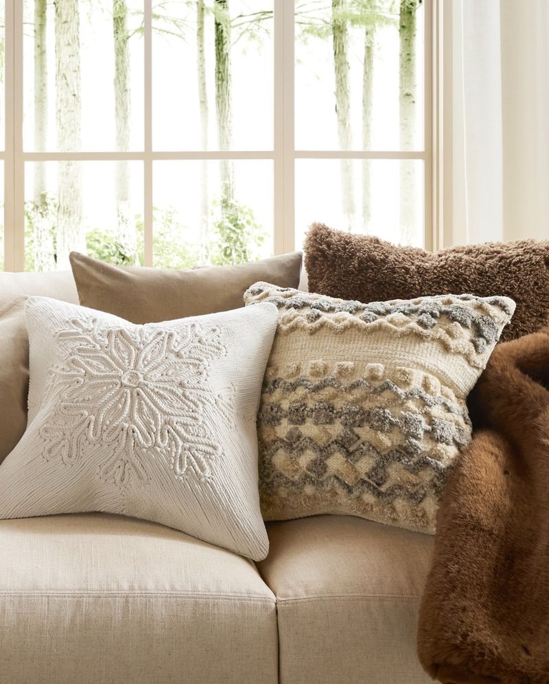 Introduce Textured Throws and Pillows