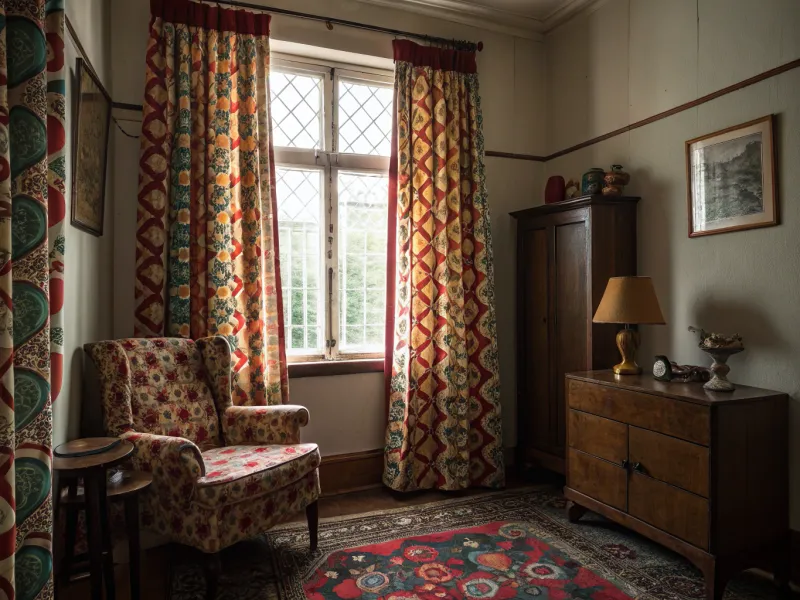 Invasive Patterned Curtains