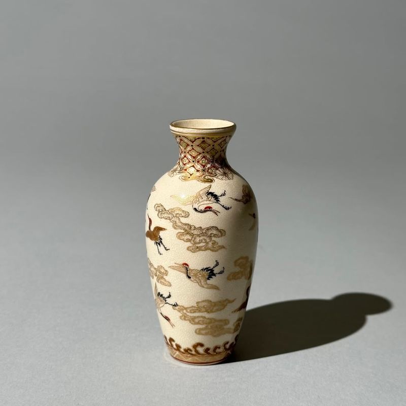 Japanese Meiji Period Satsuma Vase