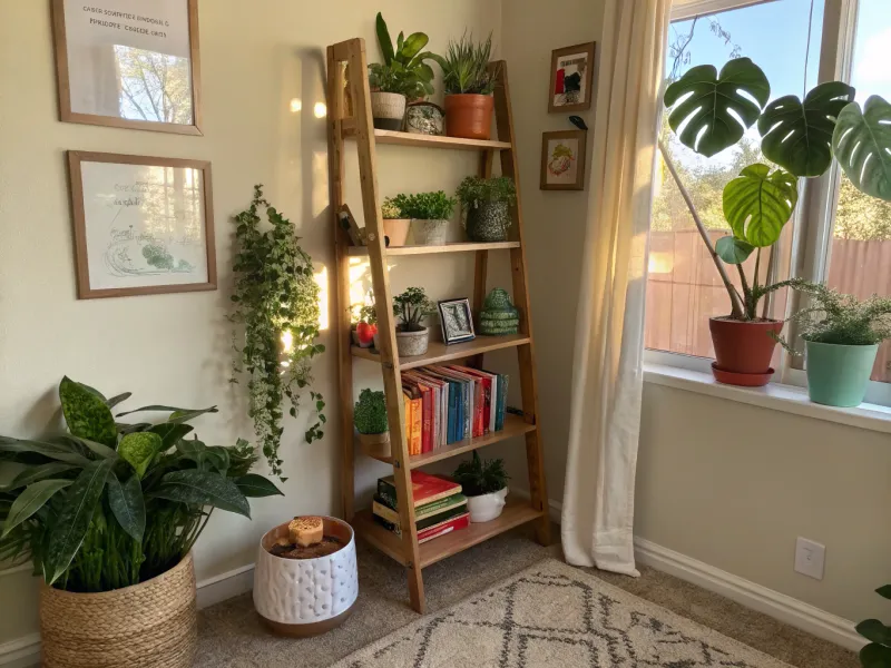 Ladder Shelves for Display