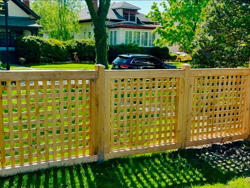 Lattice Fence Panels