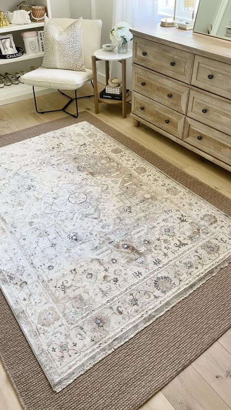 Layer Rugs for Added Depth